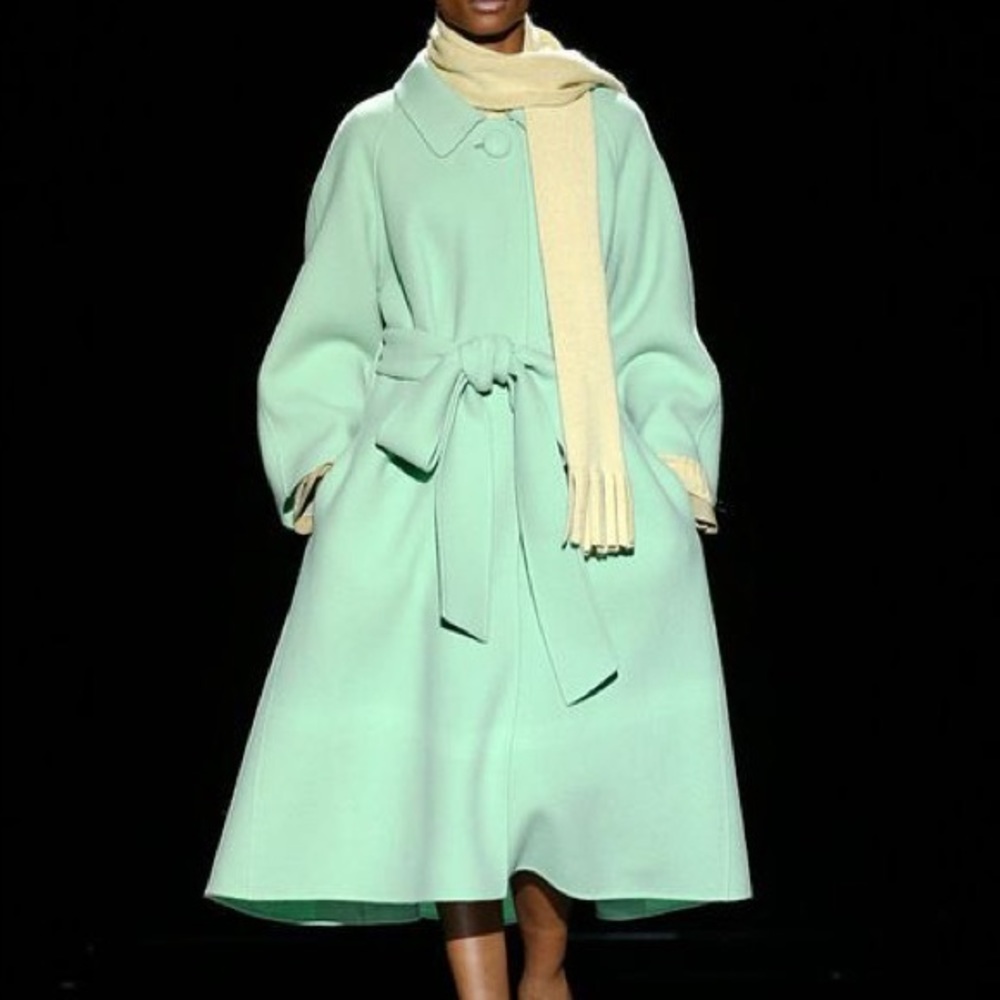 ISO (In search of) green coat by marc Jacobs or similar